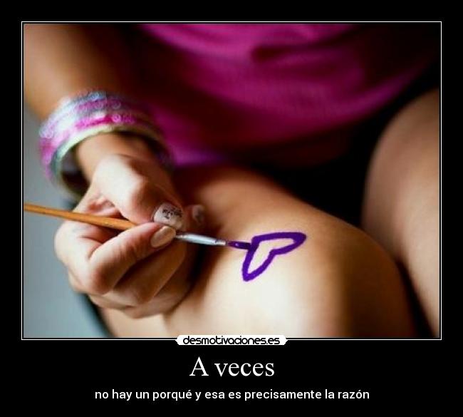 A veces -