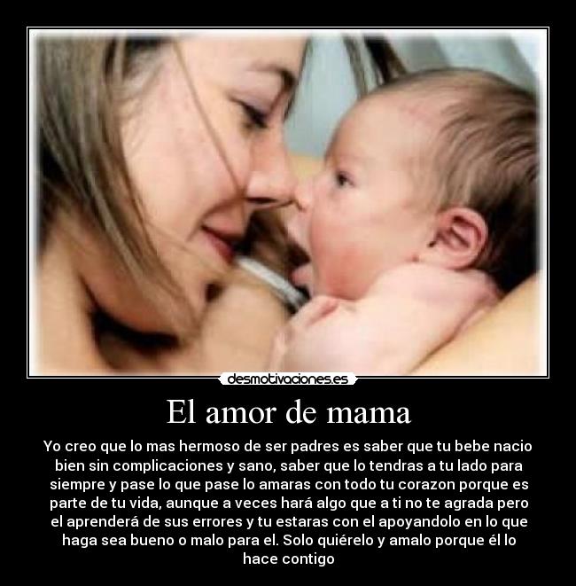 carteles amor amor mama desmotivaciones