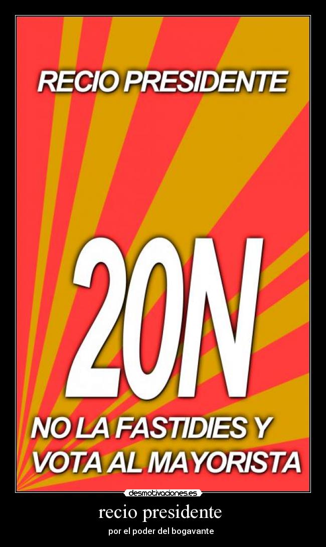 recio presidente  - 