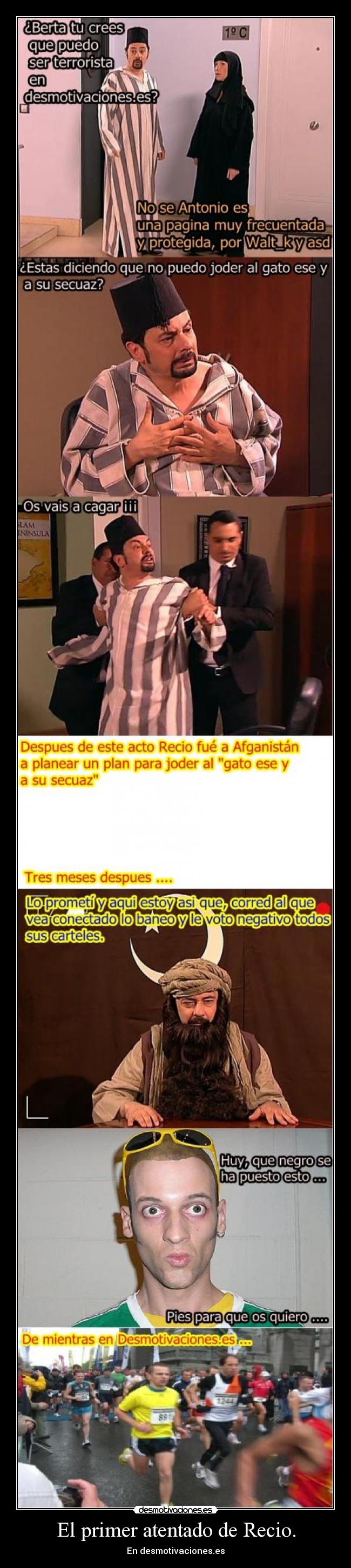 El primer atentado de Recio. -