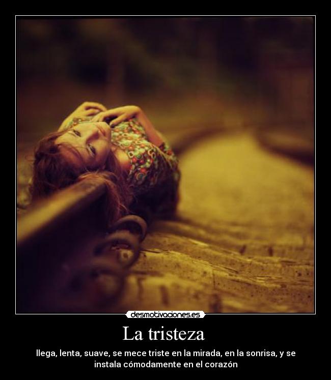 La tristeza -