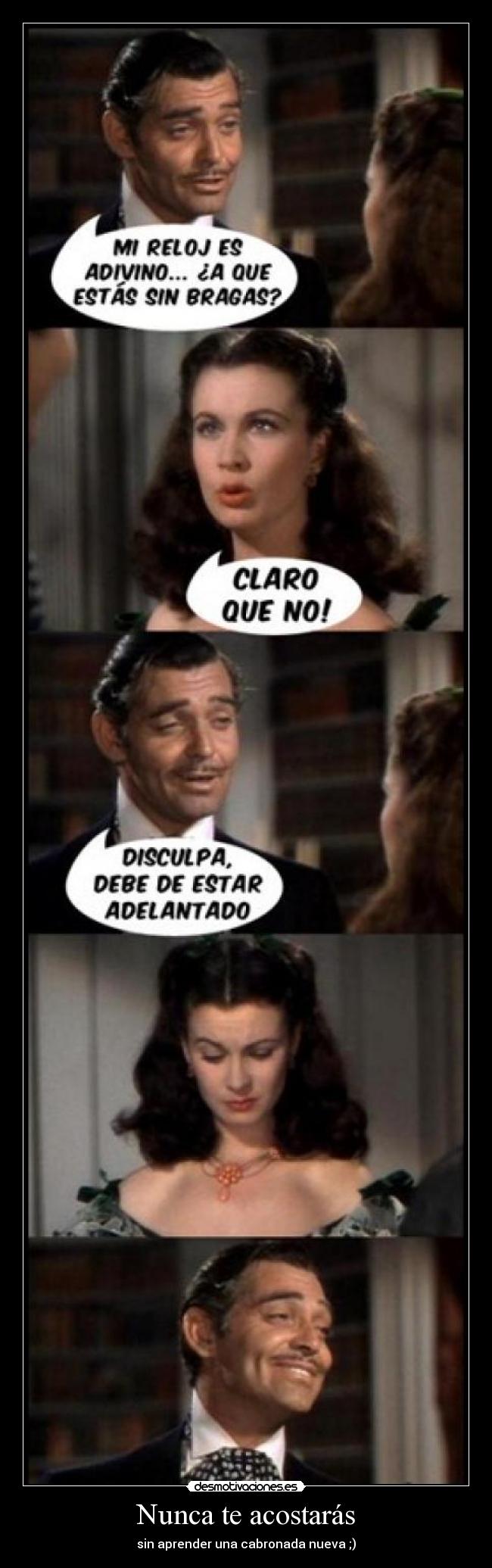 Nunca te acostarás - 