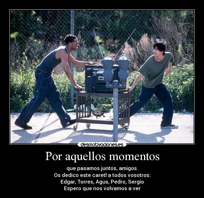 Por aquellos momentos - 