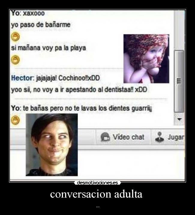 conversacion adulta - ...
