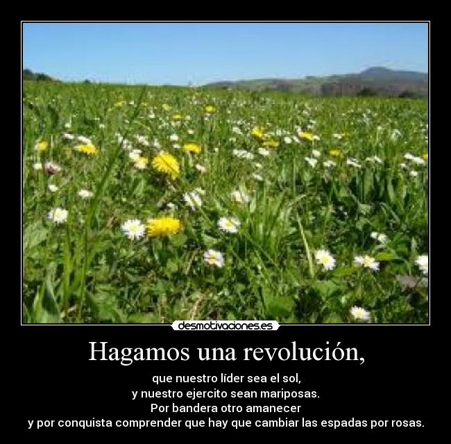 Hagamos una revolución, - 