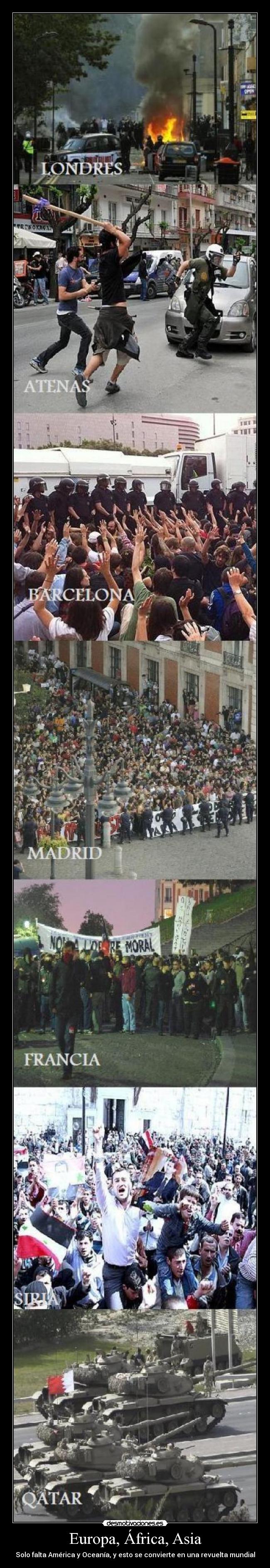 Europa, África, Asia - 