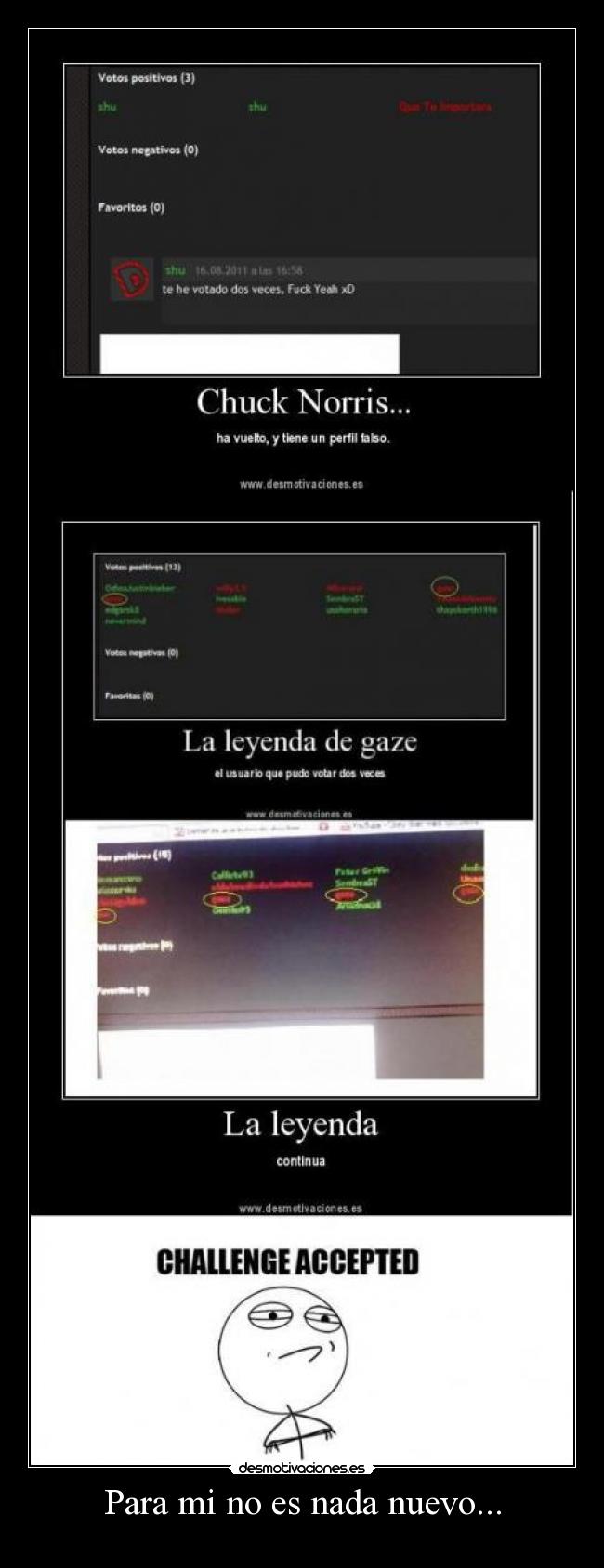 Para mi no es nada nuevo... - 