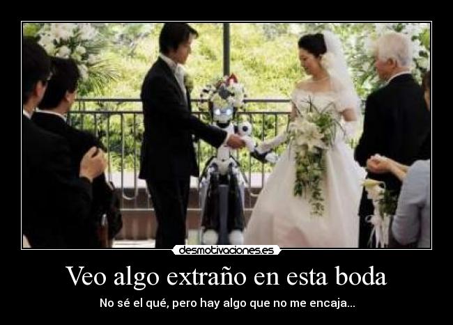 Veo algo extraño en esta boda -