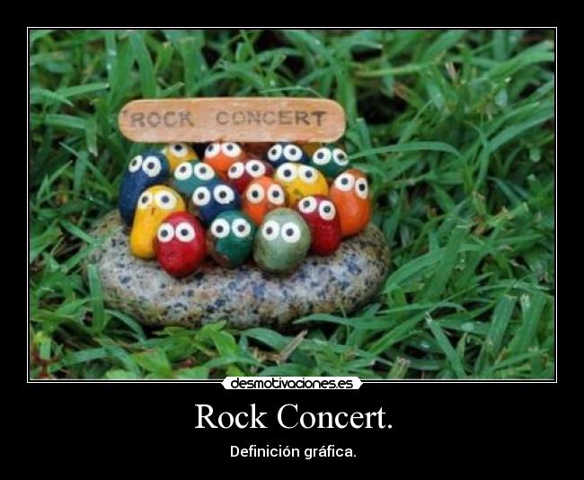 Rock Concert. -