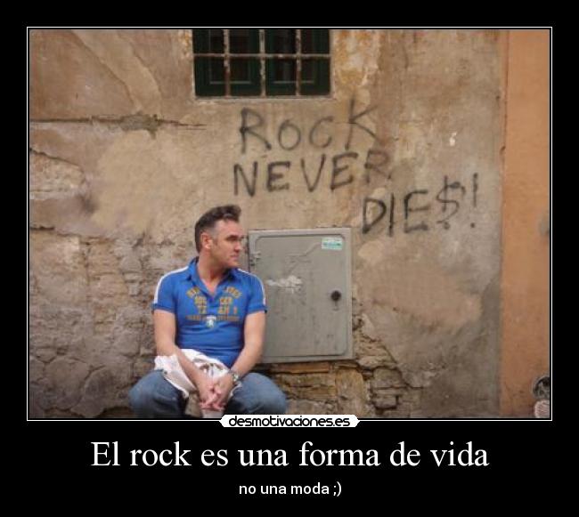 carteles rock vida rock desmotivaciones