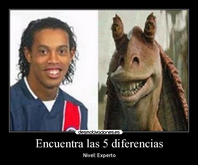 Encuentra las 5 diferencias - Nivel: Experto