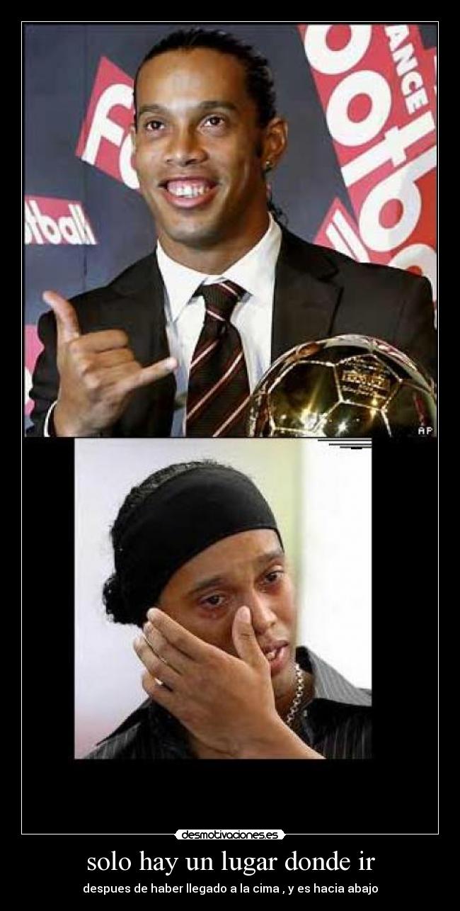 solo hay un lugar donde ir -