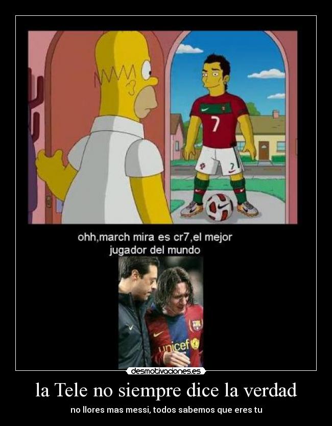 la Tele no siempre dice la verdad - 