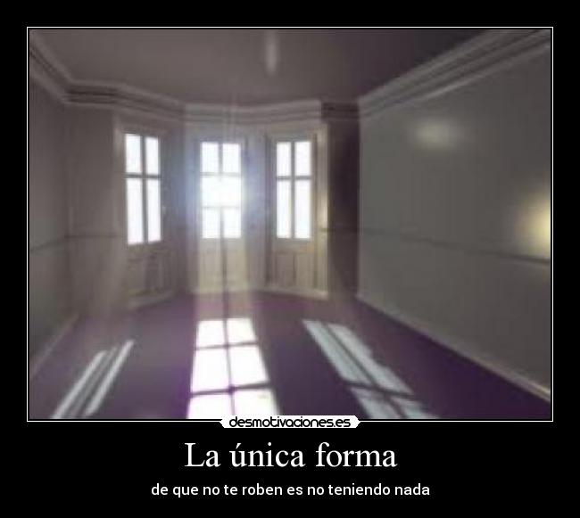 La única forma - 