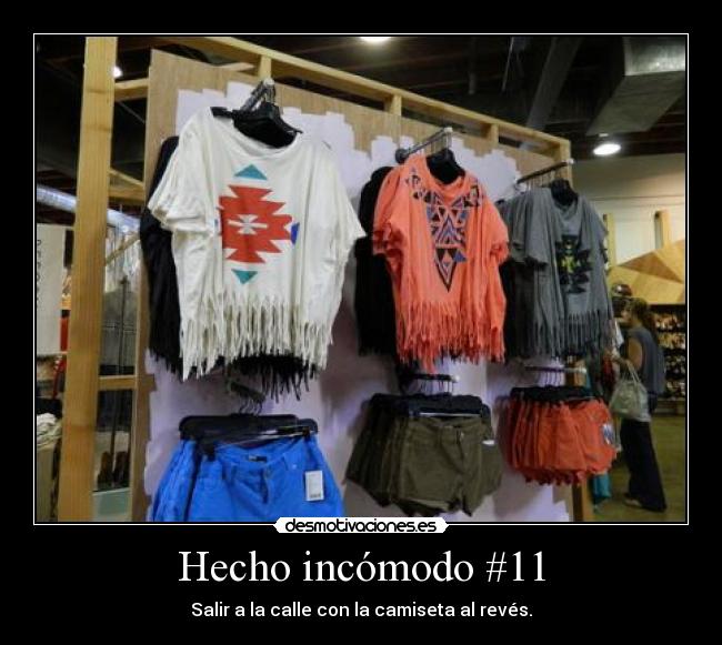 Hecho incómodo #11 -