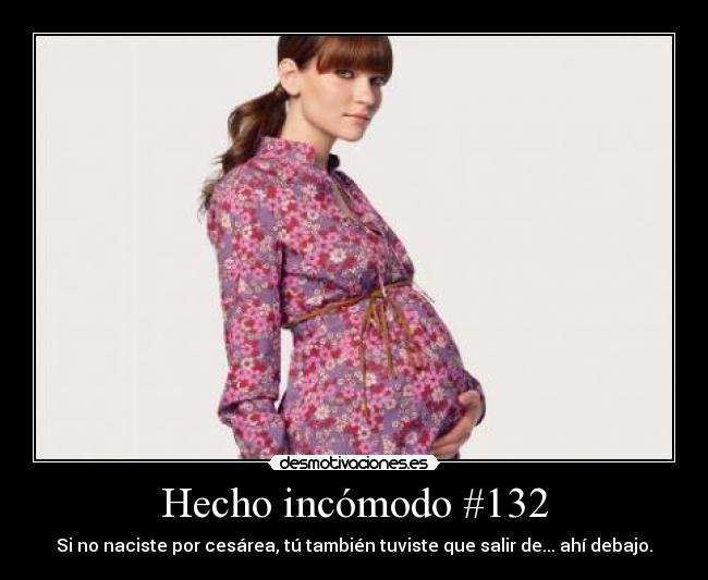 carteles cesarea embarazo hecho incomodo 132 desmotivaciones