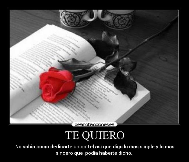 TE QUIERO - 