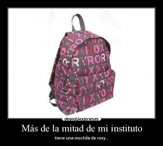 mochilas para el instituto roxy