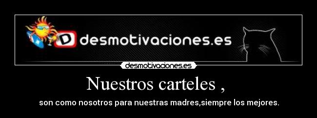 Nuestros carteles ,  - 
