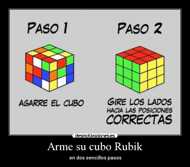 Arme su cubo Rubik - 
