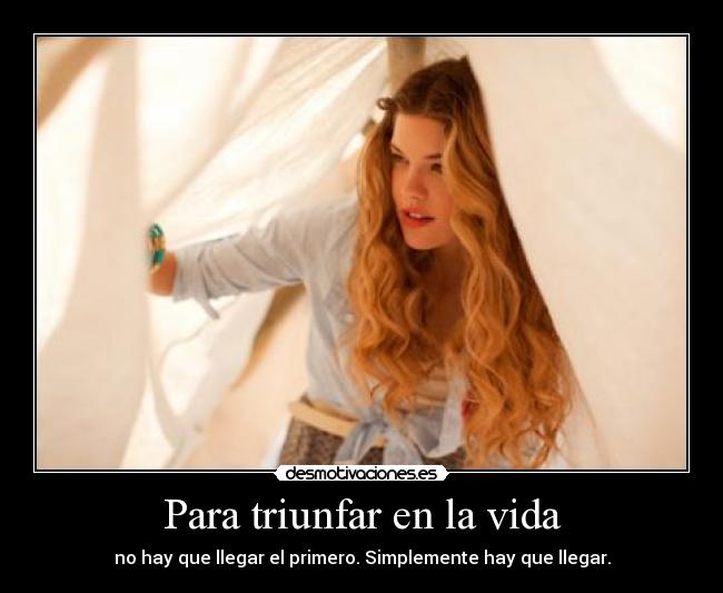 carteles vida para triunfar vida desmotivaciones