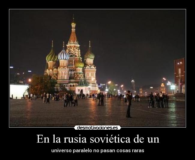 En la rusia soviética de un - 