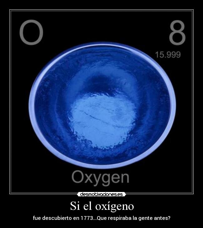 Si el oxígeno - 