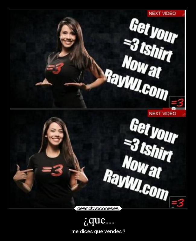 ¿que... - me dices que vendes ?