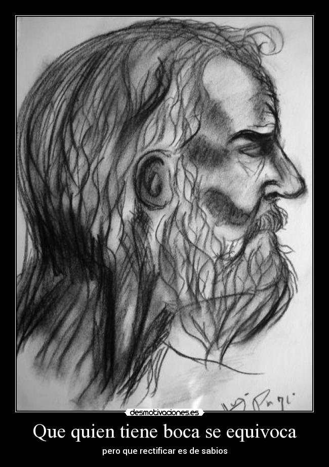 Que quien tiene boca se equivoca - 