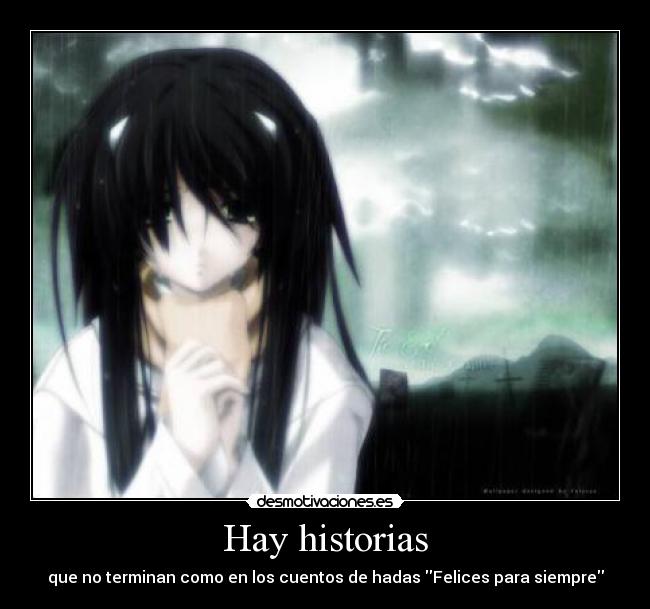 Hay historias - que no terminan como en los cuentos de hadas Felices para siempre