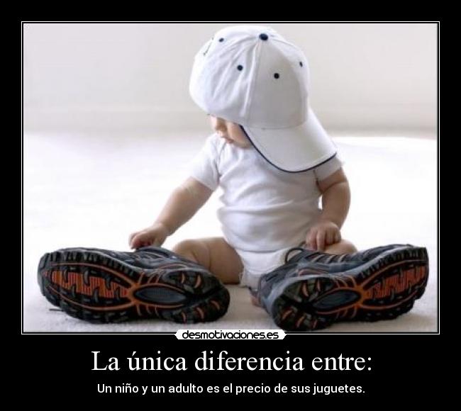 La única diferencia entre: -