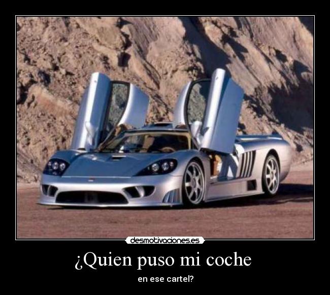 ¿Quien puso mi coche -