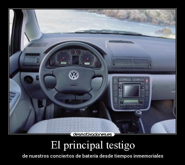 El principal testigo - de nuestros conciertos de batería desde tiempos inmemoriales