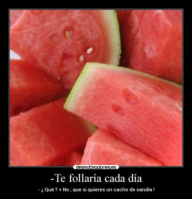 -Te follaría cada día - 