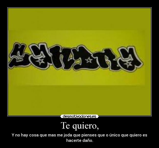 Te quiero, - 