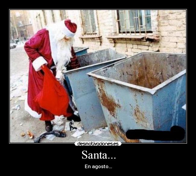 Santa... - En agosto...