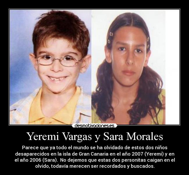 Yeremi Vargas y Sara Morales -