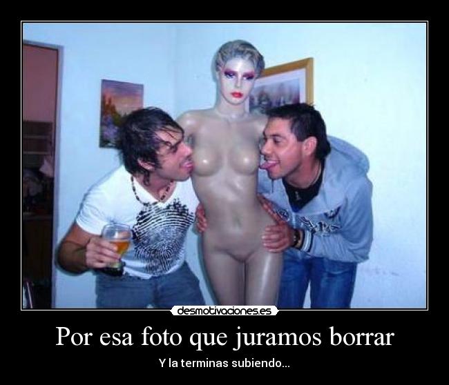 Por esa foto que juramos borrar -