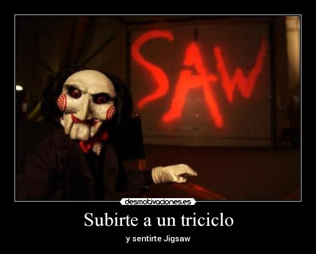 Subirte a un triciclo - 