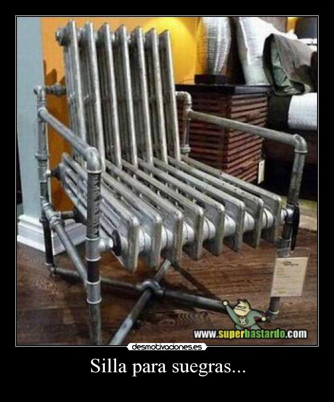 Silla para suegras... -