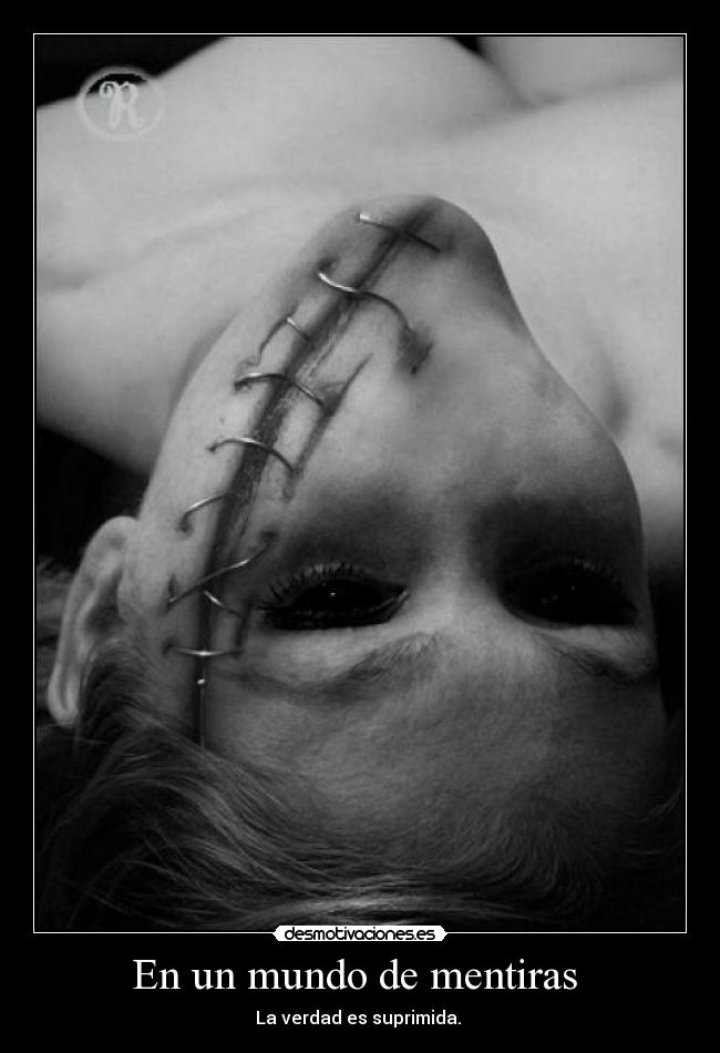 En un mundo de mentiras -