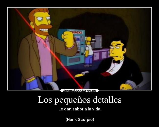 Los pequeños detalles -