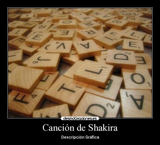 Canción de Shakira - 