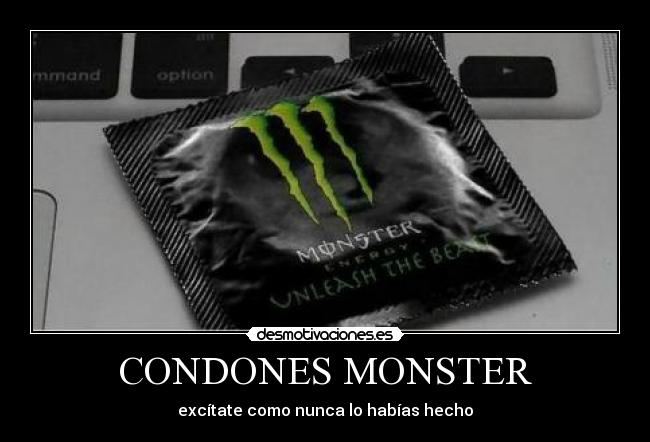 CONDONES MONSTER - excítate como nunca lo habías hecho