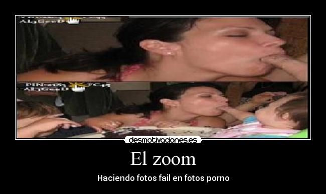 El zoom - Haciendo fotos fail en fotos porno