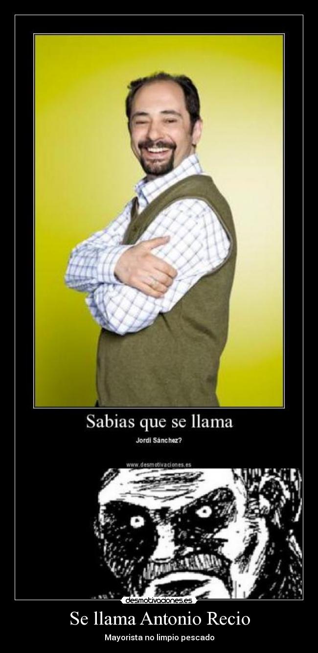 Se llama Antonio Recio - Mayorista no limpio pescado