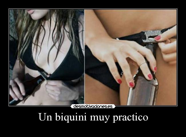 Un biquini muy practico -