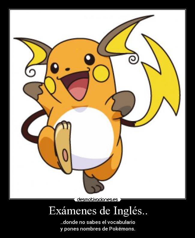 Exámenes de Inglés.. -