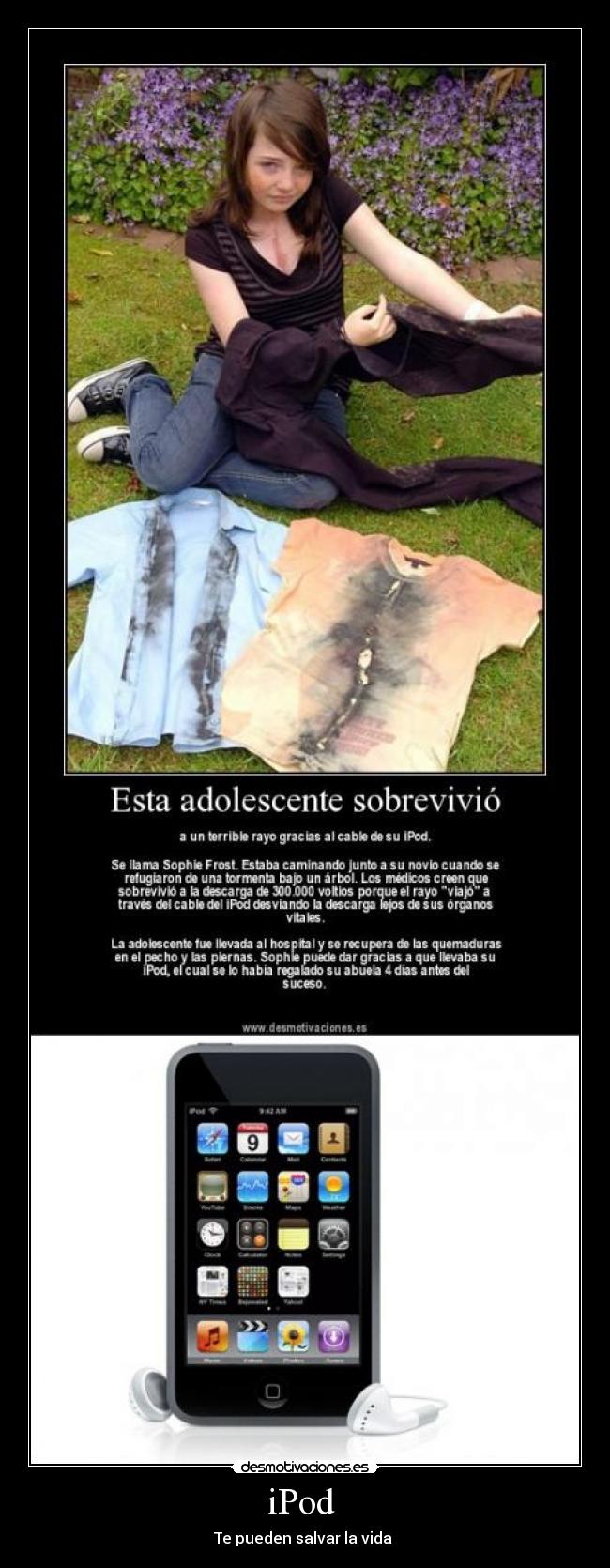 iPod - Te pueden salvar la vida