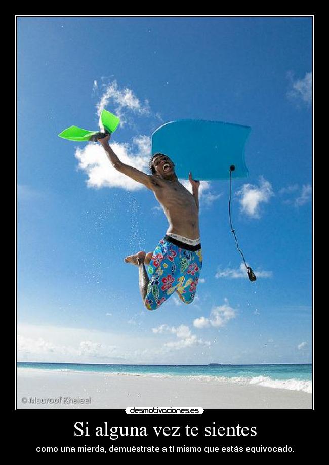 Si alguna vez te sientes -